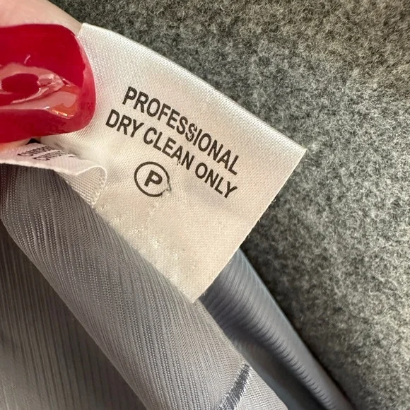 Calvin Klein Gray Peacoat with Hood size 14 - Picture 6 of 7